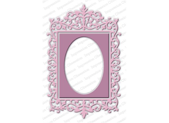 Impression Obsession Dies - Ornate Rectangle Frame