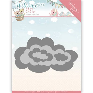 Yvonne Creations Die - Nesting Clouds
