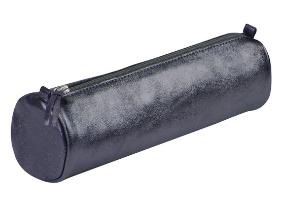 Claire Fontaine Penalhus shimmer læder - Sortblå