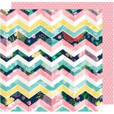 Shimelle 12"x12" dobbelt-siddet mønsterpapir. Little By Little - "Lil' Bit Lovely"