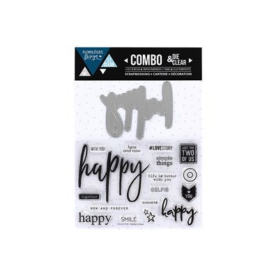 Florileges Design Dies og Stempler - Happy