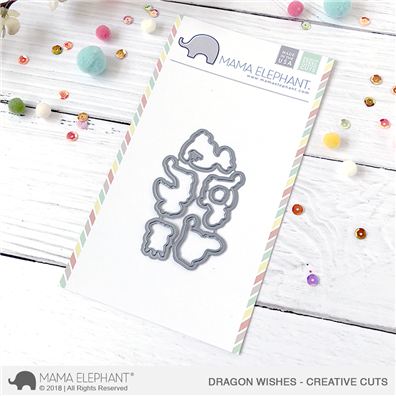 Mama Elephant Creative Cuts - Dragon Wishes