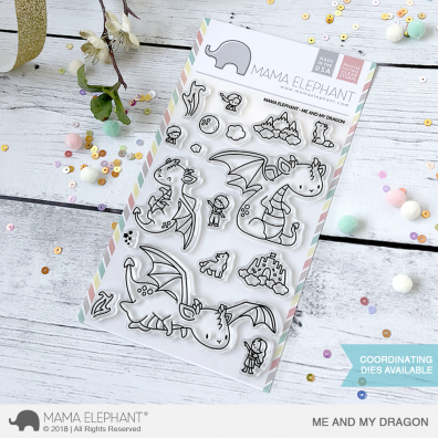 Mama Elephant Clear Stamps - Me and My Dragon
