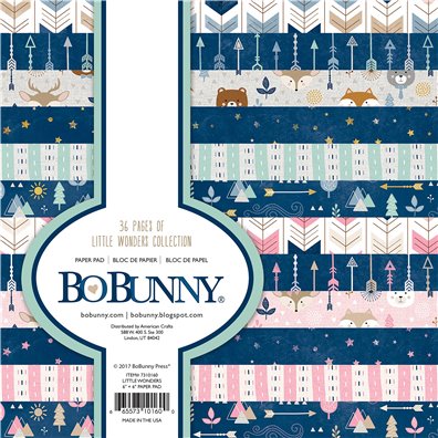 Bo Bunny Little Wonders 6x6 paper pad