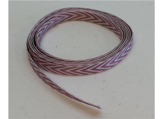 Bånd Chevron Lilla 0,6x100 cm.