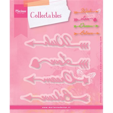 Marianne Design Dies - Arrow Sentiments