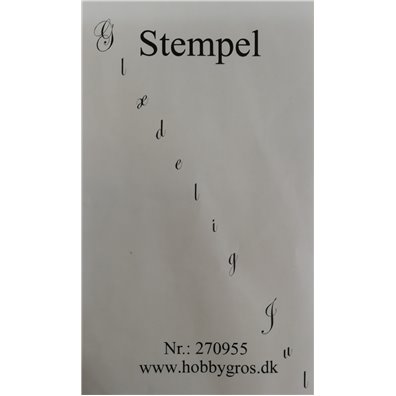 Dansk Stempel Glædelig Jul