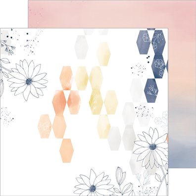 Indigo Hills 2 - Ridge - Mønsterpapir fra Pinkfresh Studio