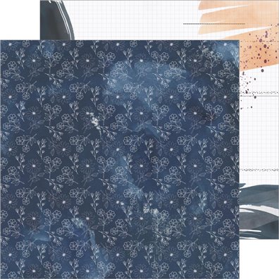 Indigo Hills 2 - Valley - Mønsterpapir fra Pinkfresh Studio