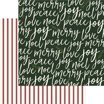 Winterberry - Merrily - Mønsterpapir fra My Minds Eye