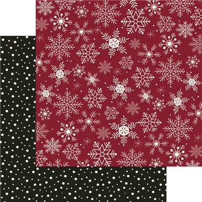 Winterberry - Let It Snow - Mønsterpapir fra My Minds Eye