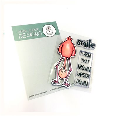 Gerda Steiner Designs Clear Stamp - Upside Down Flamingo