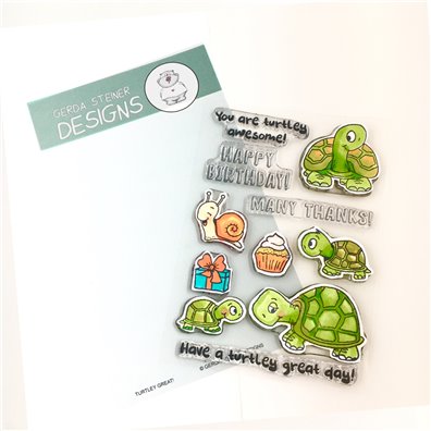 Gerda Steiner Designs Clear Stamp - Turtley Great