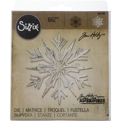 Tim Holtz Sizzix Bigz Die - Ice Flake