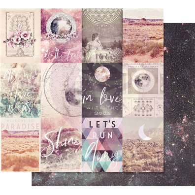 Moon Child - In Love With the Moon Mønsterpapir fra Prima