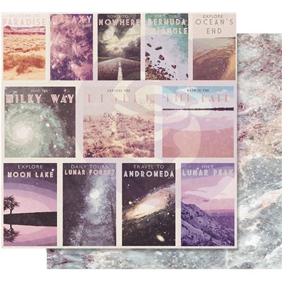 Moon Child - Let's Get Lost Mønsterpapir fra Prima