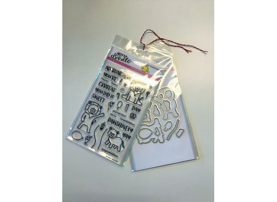 Heffy Doodle Ad-roar-able Lions stempel og dies sampak