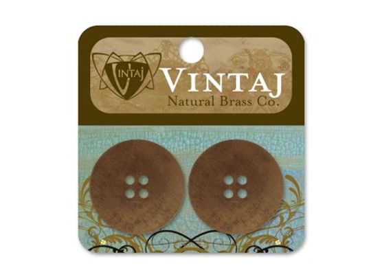 Vintaj - Natural Brass - Oval
