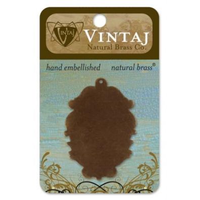 Vintaj - Natural Brass - Oval