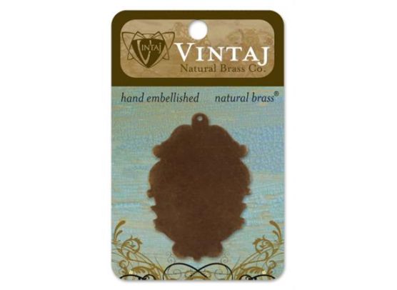 Vintaj - Natural Brass - Oval