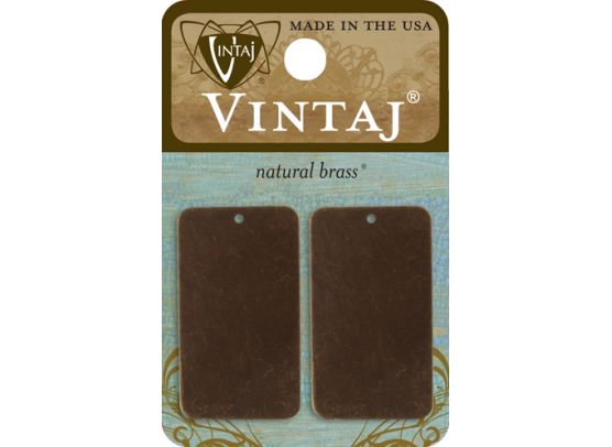 Vintaj - Natural Brass - Oval
