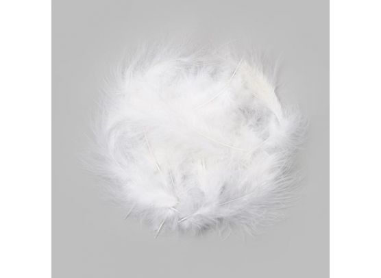 Add On September - Maraboufjer Hvid