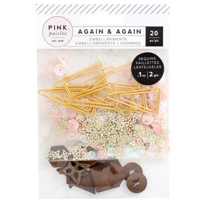 Again & Again - Embellishments fra Pink Paislee