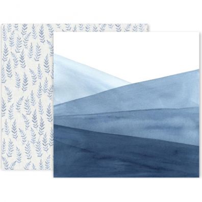 Pink Paislee Indigo & Ivy - Paper 11 mønsterpapir