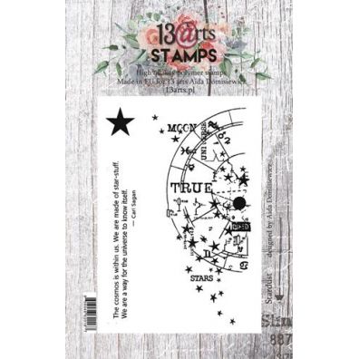 Stardust polymer stamp - Under The Stars by Aida Domisiewicz