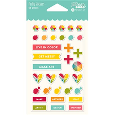 Add on Maj - Jillibean Soup Shades of Color Puffy Stickers