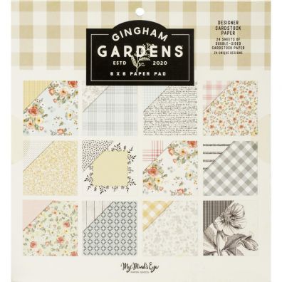 Add on juli - My Minds Eye - Gringham Gardens - 6x6 paper pad
