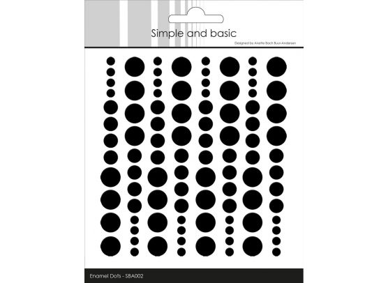 Simple and basics enamel dots soft white