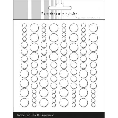 Simple and basics enamel dots soft white