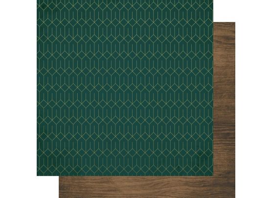 KaiserCraft Emerald Eve - Christmas Pine 12"x12" mønsterpapir