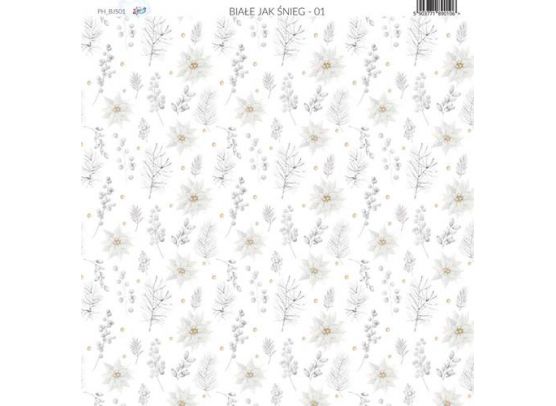 White As Snow 01 Mønsterpapir Paper Heaven
