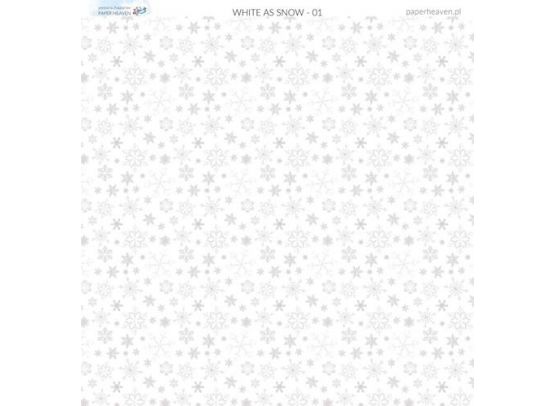 White As Snow 01 Mønsterpapir Paper Heaven