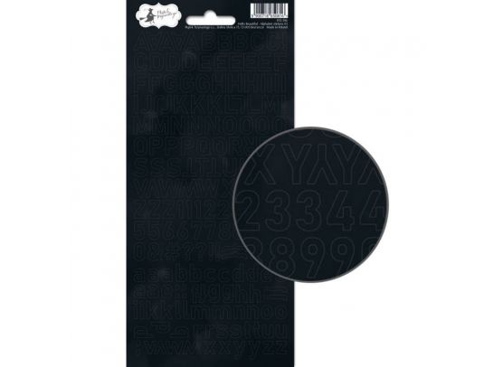 Add on Januar kit - American Crafts Glitter Alpha - Silver