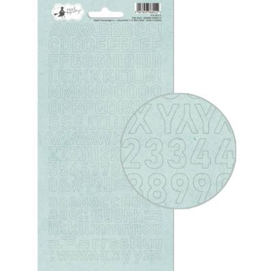 Add on Januar kit - American Crafts Glitter Alpha - Silver