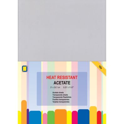 Heat Resistant Acetate A4 - 10 ark