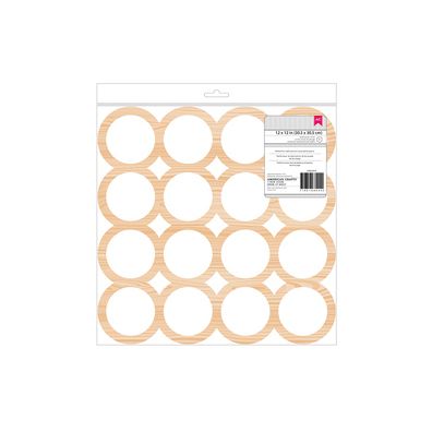 Circles - 12x12 Wood Veneer fra American Crafts