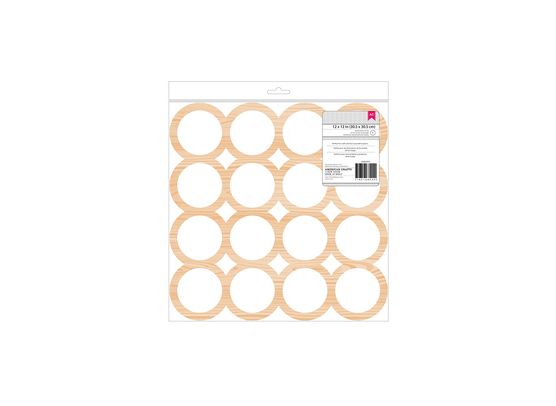 Circles - 12x12 Wood Veneer fra American Crafts