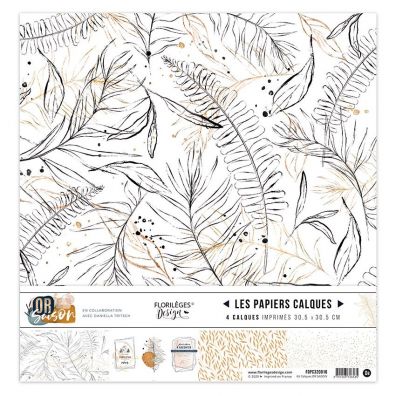 Or Saison - 12x12 Paper Pack fra Florileges Design