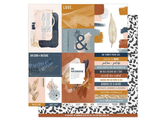 Or Saison - 12x12 Paper Pack fra Florileges Design