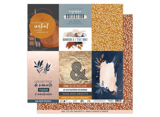 Or Saison - 12x12 Paper Pack fra Florileges Design