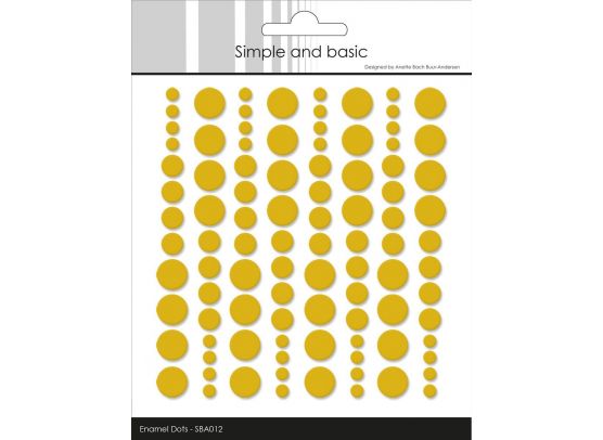 Simple and basics enamel dots soft white