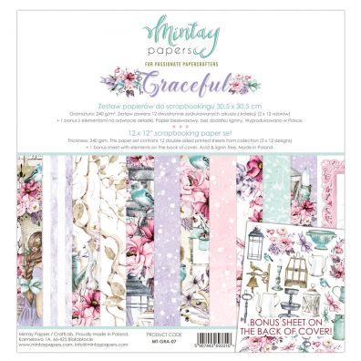 Mintay Papers - Graceful 12x12 Paper Pad