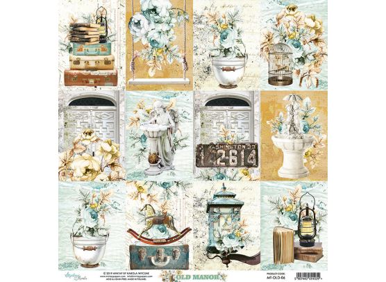 Mintay Papers - Bloomville 01 - 12x12 mønsterpapir