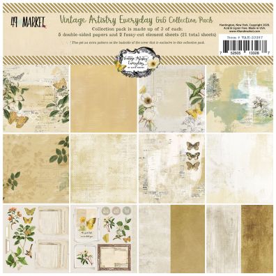 49 and Market - Vintage Artistry - Everyday 6x6 Collection Pack