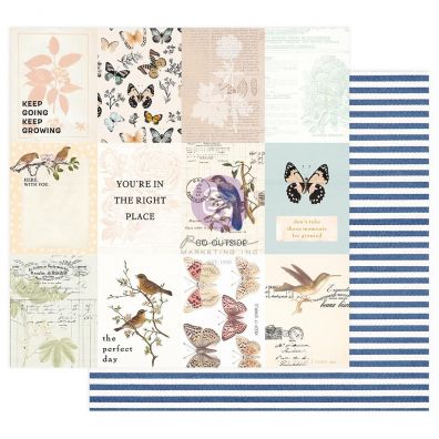 Nature Lover Collection - In Flight 12x12 mønsterpapir fra Prima Marketing