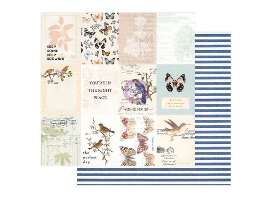 Nature Lover Collection - In Flight 12x12 mønsterpapir fra Prima Marketing